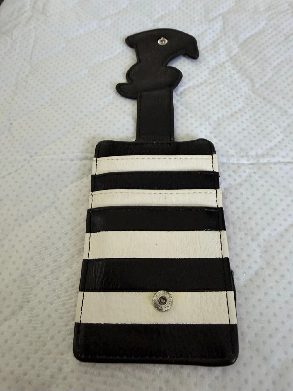 Loungefly Black & White Dalmatian Stripe Card Holder